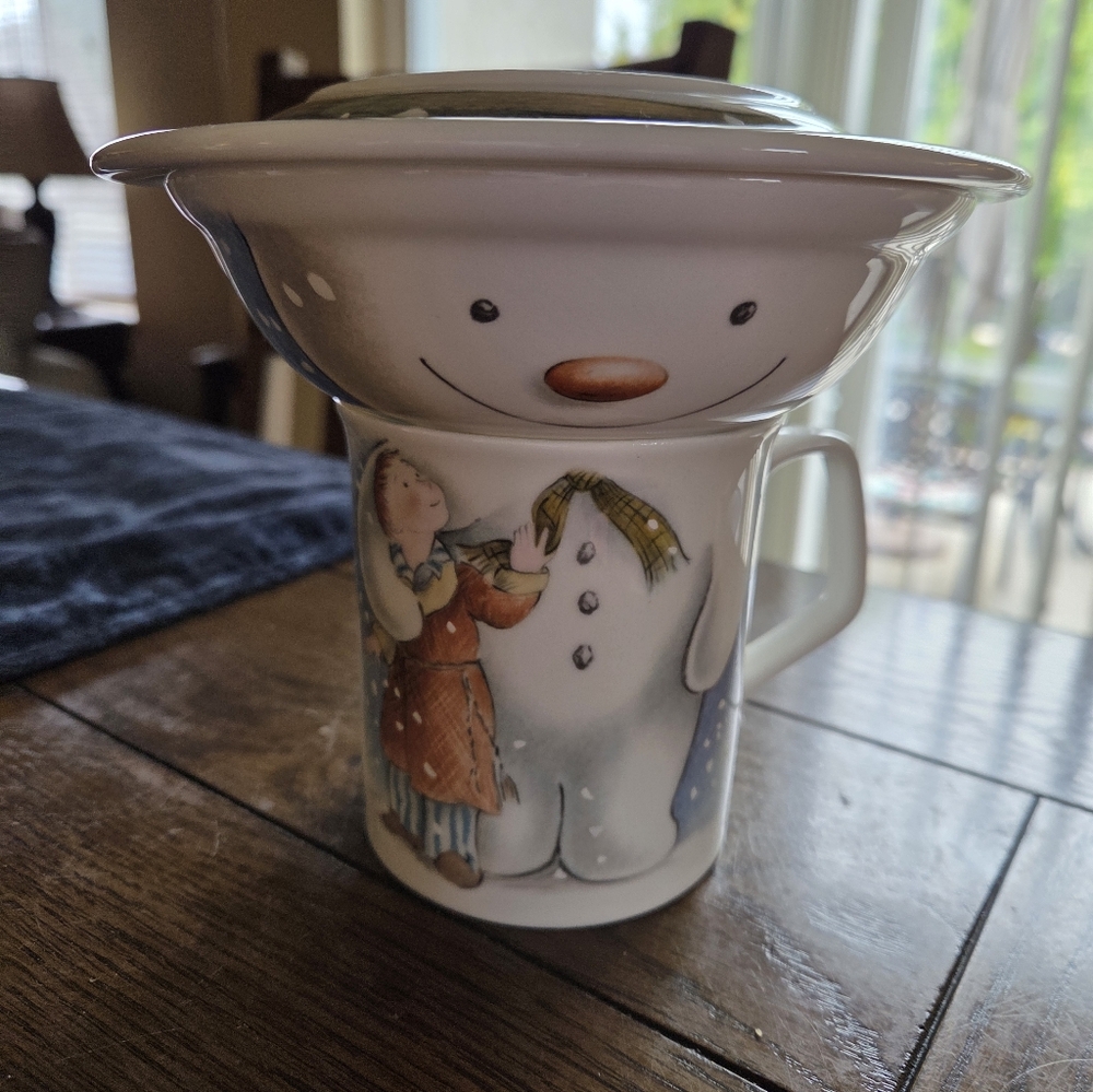 Royal Doulton The Snowman Gift Collection Stacked Mug Bowl & Plate 1985